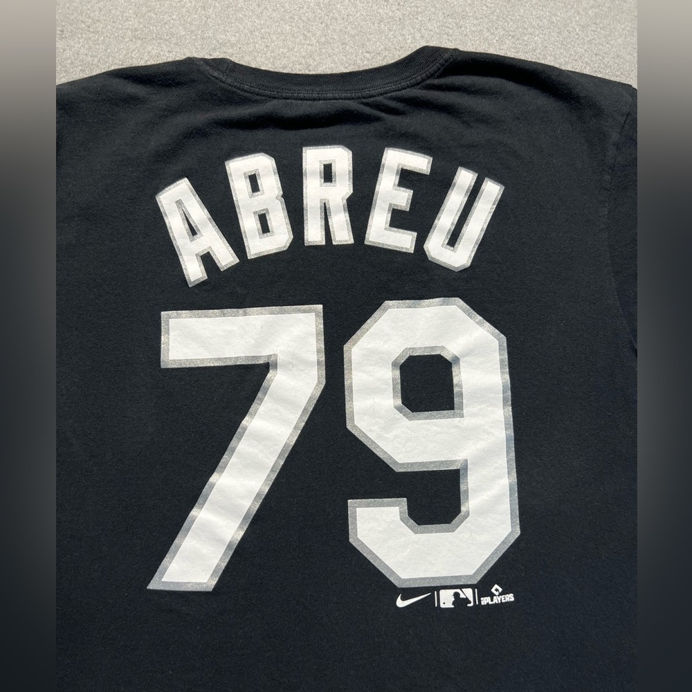 Nike MLB Chicago White Sox José Abreu #79 Black T-Shirt Men’s Large *Read* - Picture 3 of 5